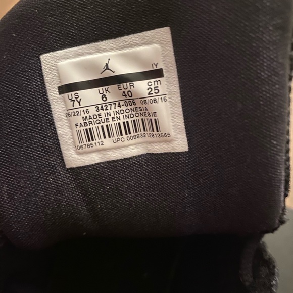 Jordan True Flight GG Black Sport Fuchsia NIB - Picture 7 of 9